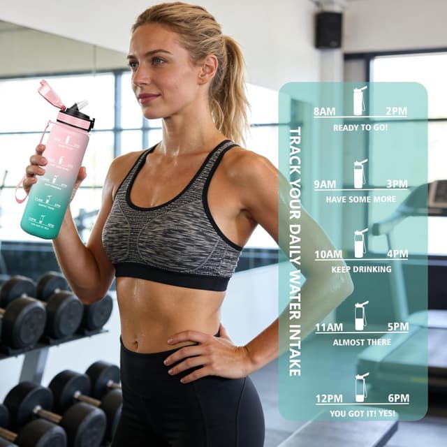 Thumbnail 5 de Grsta Botella 1 L con Pajita a prueba de fugas