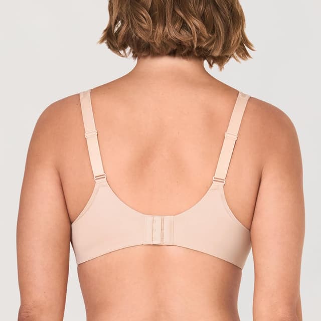 Detalle de DELIMIRA Damen T-Shirt-BH mit Bügel und Vollschalen – gepolstert für große Größen