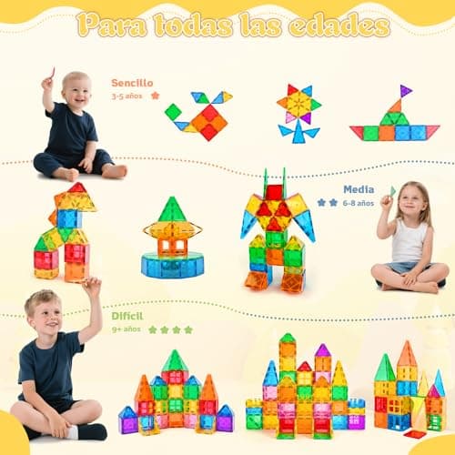 Thumbnail 3 de NAETANY Bloques Magnéticos 3D para Niños, Juego Educativo🧲