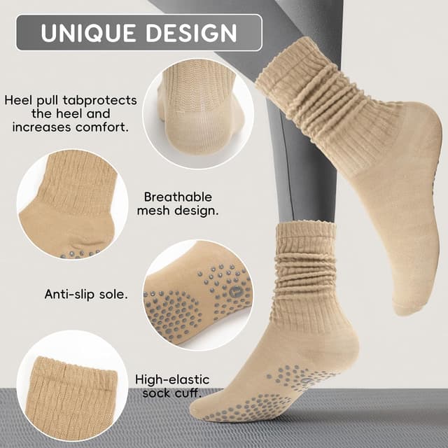 Detalle 2 de Bafiwu Calzini Pilates Antiscivolo 35-42