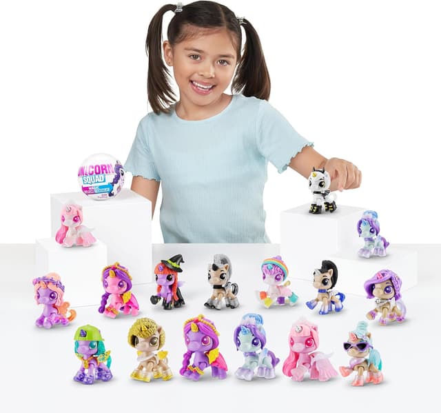 Thumbnail 6 de 5 Surprise Unicorn Squad Magic Color Change Series 7 Einhorn mit Zubehör & Flügel (2er-Pack) – Farbwechsel-Spielzeug