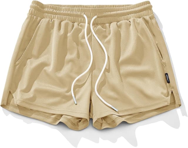 Detalle de AIMPACT Mens Mesh Running Shorts 3" quick-dry athletic shorts