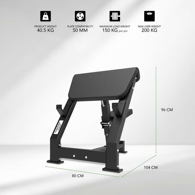 Thumbnail 1 de Tunturi Platinum Preacher Curl V-Series — Banco para curl 💪