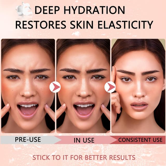 Detalle de Bio Collagen Overnight Maske (4 Stück) – Bio-collagen Real Deep Mask als Hydratisierungs- & Barrieremasken für die Nacht