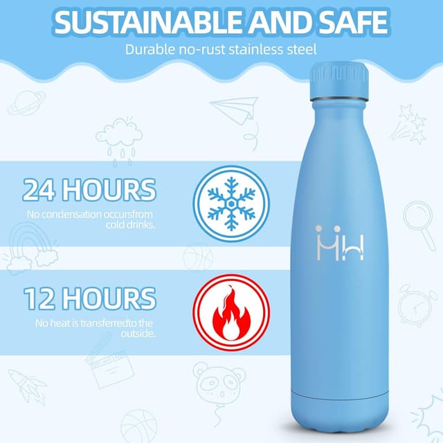 Detalle 2 de HoneyHolly Botella Térmica 500ML Acero Inoxidable 🚰