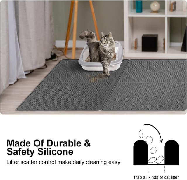 Thumbnail 6 de Odoland Cat Litter Mat 71x51cm