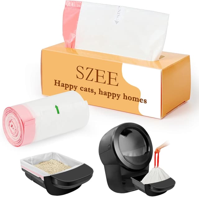 Imagen de SZEE Large Self-Cleaning Cat Litter Tray Liners 20 🐱 en OfertitasTOP