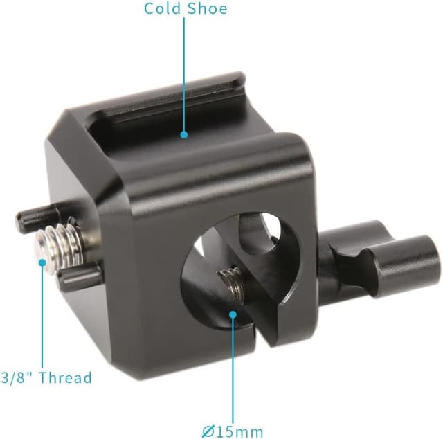 Detalle 2 de NICEYRIG Universal Cold Shoe to 1/4"-20 Adapter for Camera