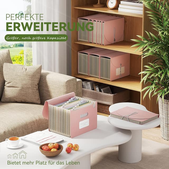 Detalle 2 de EcoStash EcoStash A4 Aktenmappe 12 Fächer