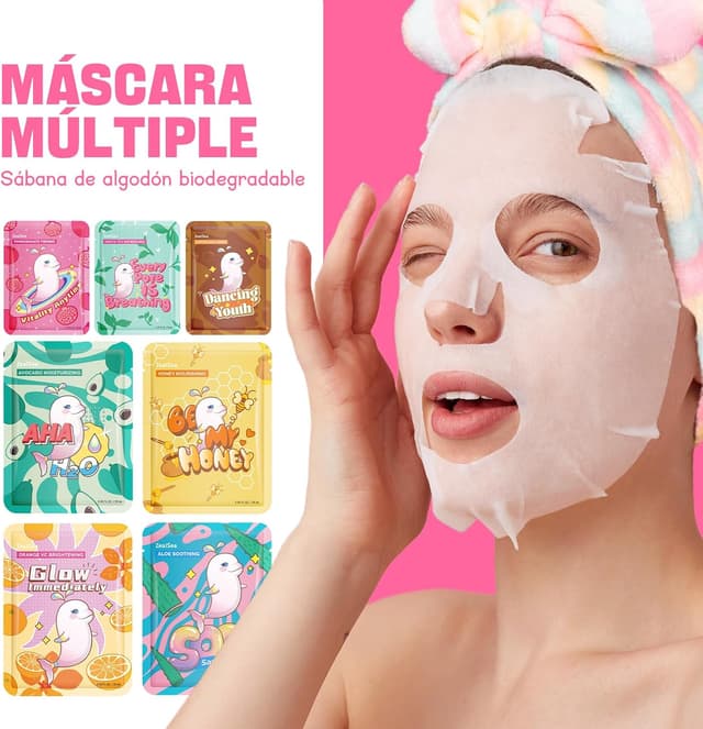 Thumbnail 1 de ZealSea Skincare Mascarilla Facial 🎁 Set Regalo Belleza 7 Piezas