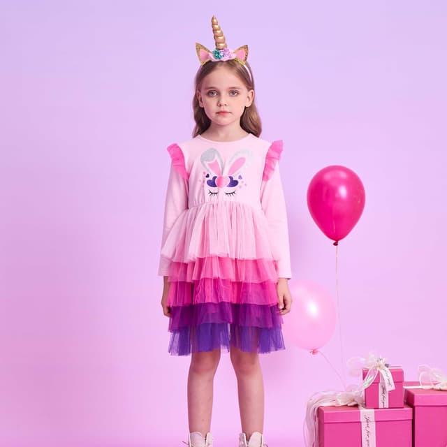 Thumbnail 4 de VIKITA Sommerkleid Mädchen Gr. 92-128