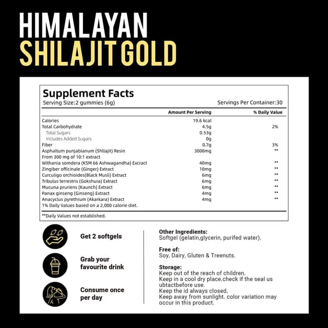 Thumbnail 6 de Shilajit Gummies 3000 mg von VivoNu