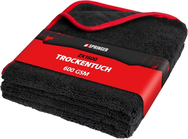 Detalle de Chiffon de séchage XXL SPRINGER ZX1600 en microfibres ultra absorbantes (90 x 60 cm)