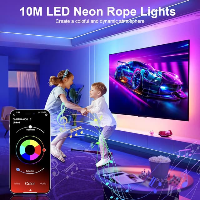 Detalle 2 de Cinta LED Neon 10m RGB DIY