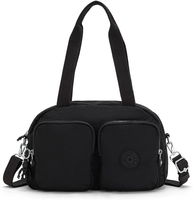 Imagen de Kipling Cool Defea Bandolera Mediana 👜 Negra en OfertitasTOP