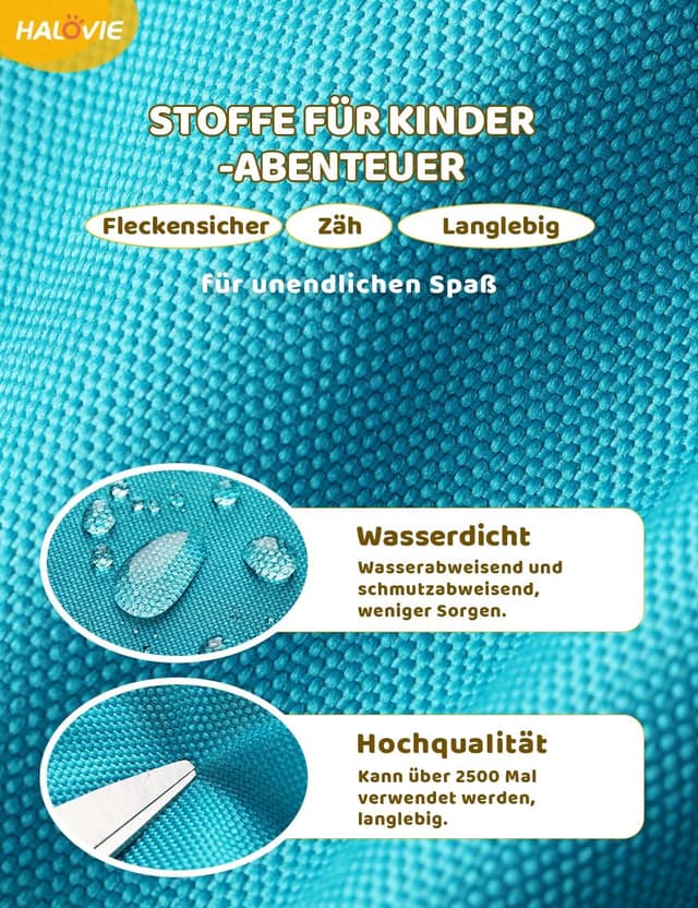 Detalle 2 de HALOVIE Kinderrucksack 15 L mit Brustgurt