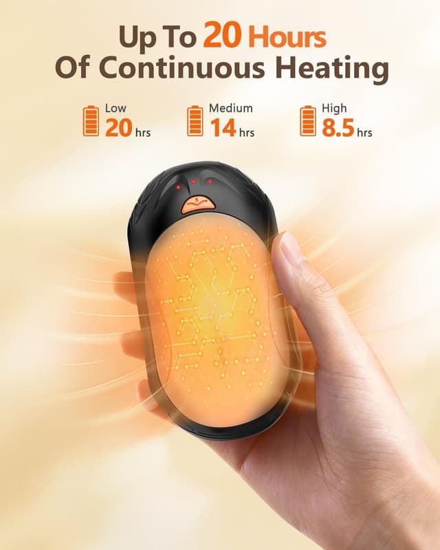Detalle 2 de BOSONER Handwärmer Elektrisch 6000mAh Taschenwärmer