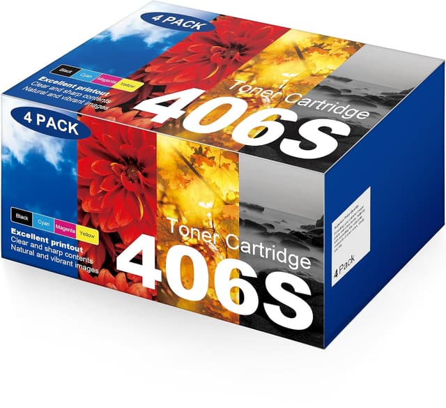 Detalle de HALLOLUX CLT-406S Toner 4er-Pack für Samsung