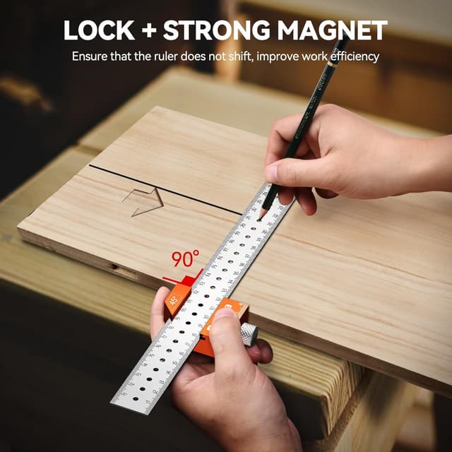 Thumbnail 3 de Equerre Charpentier Preciva 300 mm 🪚