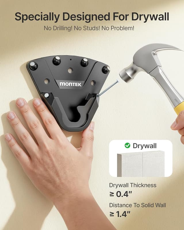 Thumbnail 4 de monTEK No Stud TV Wall Mount 175 lbs