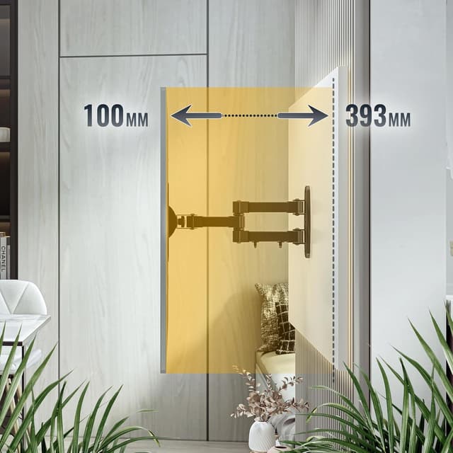 Thumbnail 3 de RICOO S2522 Supporto TV girevole inclinabile 13-47