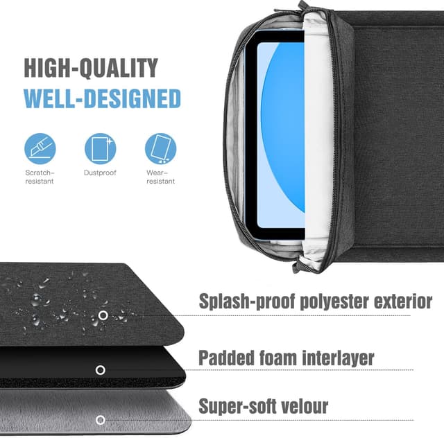 Thumbnail 4 de TiMOVO Housse tablette 9–11" Gris Foncé