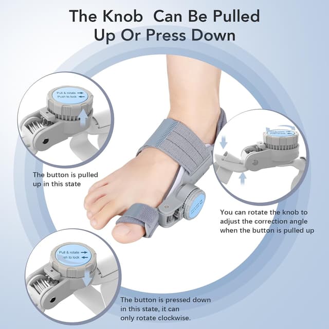 Thumbnail 4 de VEVARUN Bunion Corrector Big Toe Straightener 1️⃣