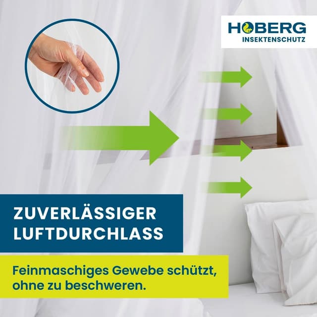 Detalle 2 de HOBERG Reise Moskitonetz 60 cm Ø