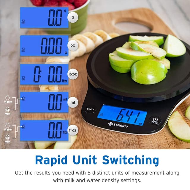 Detalle 2 de Etekcity Küchenwaage 5 kg, präzise 0,1 g 📏