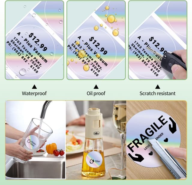 Detalle de Etichette rotonde laser a colori Phomemo M110, 50x50 mm: 140 etichette per rotolo