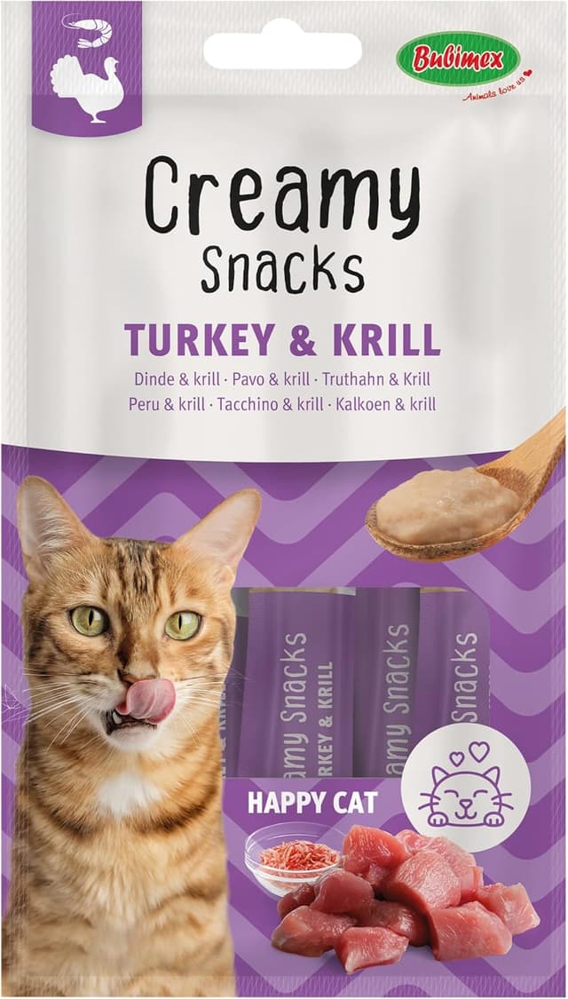 Thumbnail 6 de Bubimex Creamy Snacks Thunfisch – Leckcreme für Katzen, 4 x 15 g (cremige Textur, hydrierend)