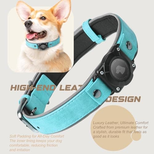 Thumbnail 4 de AirTag Dog Collar Leather with AirTag Holder