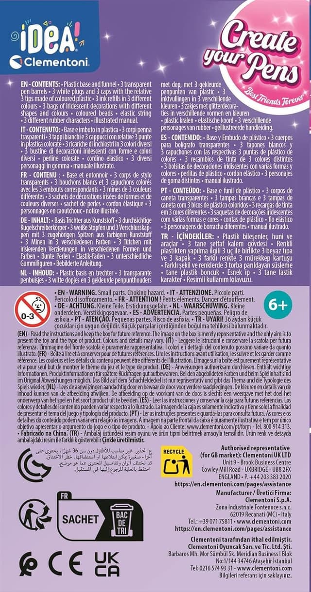 Detalle de Clementoni DIY Stifte-Set ab 6 Jahren