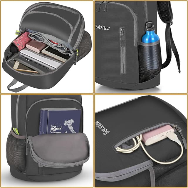 Detalle 2 de Bekahizar 20L Ultra Lightweight Foldable Hiking Backpack