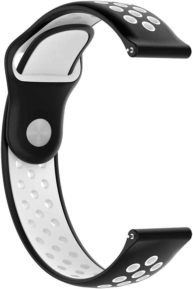 Detalle 2 de BYISYUE breathable 22mm silicone watch strap for Suunto 9 Peak Pro/5 Peak/Vertical/Race (and CMF Watch Pro 2/Watch Pro) replacement band