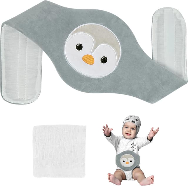 Detalle de Ceinture ventrale chauffante Vicloon pour bébé avec bouillotte micro et doublure en argile naturelle