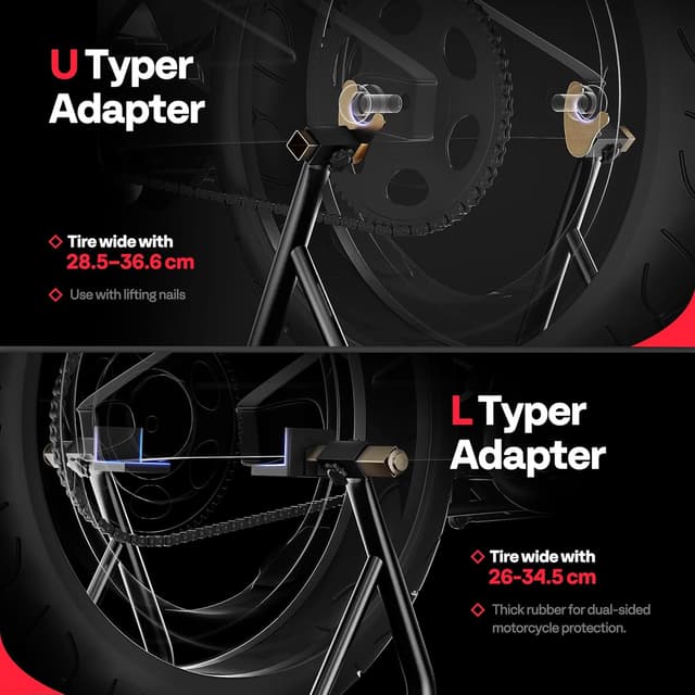 Detalle 2 de SPECSTAR Motorcycle Paddock Stand 200kg