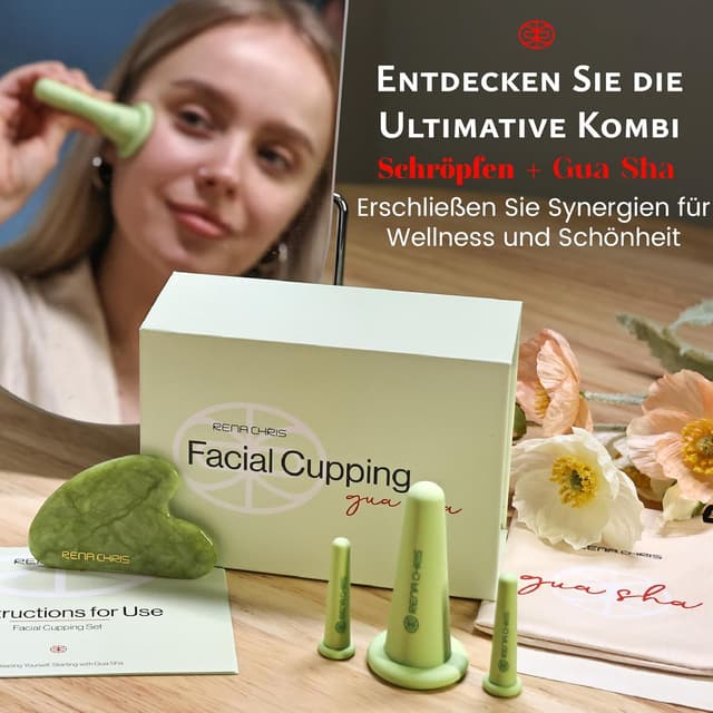 Detalle 2 de Rena Chris Ventosaterapie Set 2 Silikon-Gläser