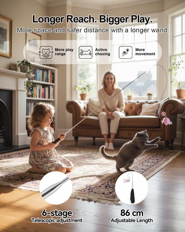 Thumbnail 6 de KDULPG 15PCS Interactive Cat Toys set