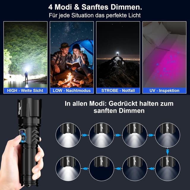 Thumbnail 4 de Shadowhawk S1929 Taschenlampe 500000 Lumen