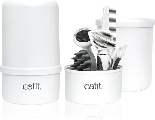 Imagen de Catit Kit Grooming gato pelo corto 1 unidad 🐾 en OfertitasTOP