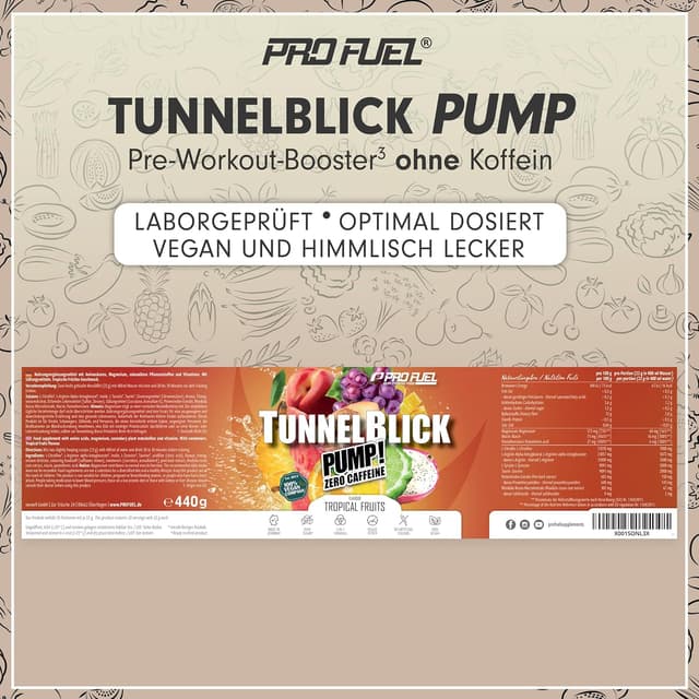 Thumbnail 5 de Tunnelblick Pump Booster³ Tropical Fruits 440 g