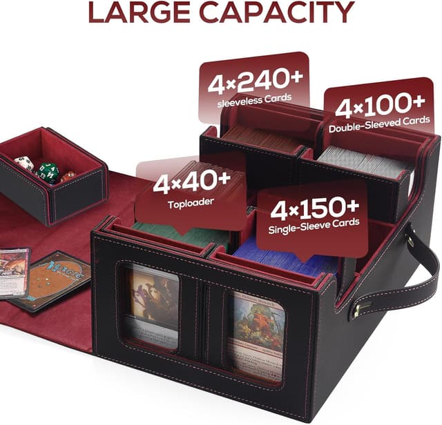 Thumbnail 1 de STTRBOX Trading Card Storage Box 600+ ๐