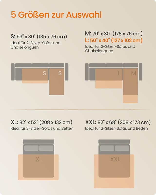 Thumbnail 5 de Feandrea PPB024GD01 Hundedecke 135 x 76 cm