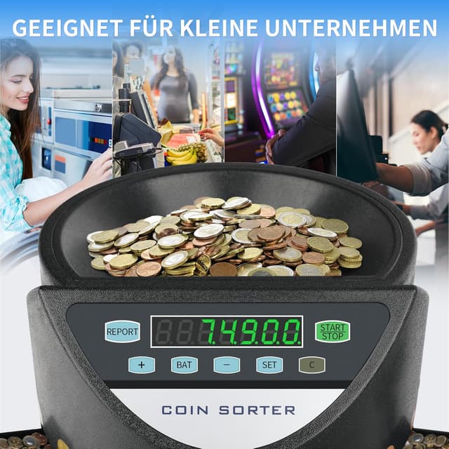 Thumbnail 1 de Contador de monedas euro 150 por minuto