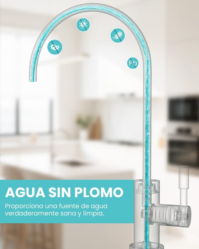 Thumbnail 5 de Poveta Grifo Osmosis Inversa acero inoxidable 360°