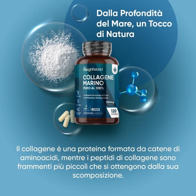 Thumbnail 1 de WeightWorld Collagene Marino 120 capsule 💊