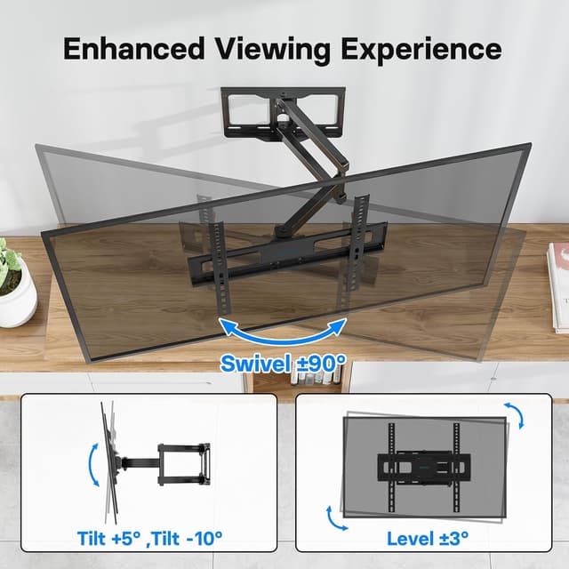 Thumbnail 5 de BONTEC Soporte TV Pared 26–60 pulgadas 40 kg