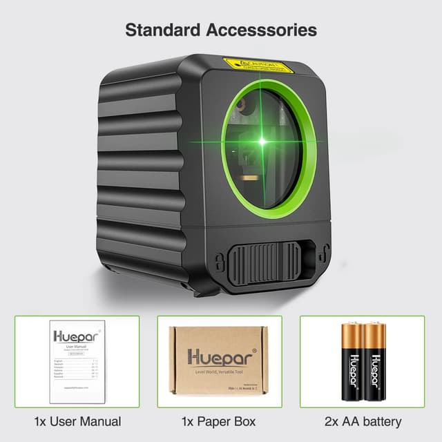 Thumbnail 5 de Huepar B011G 100ft Green Laser Level 🛠