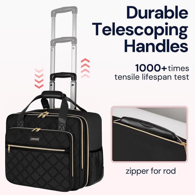 Detalle 2 de Ytonet sac à roulettes 17,3 pouces